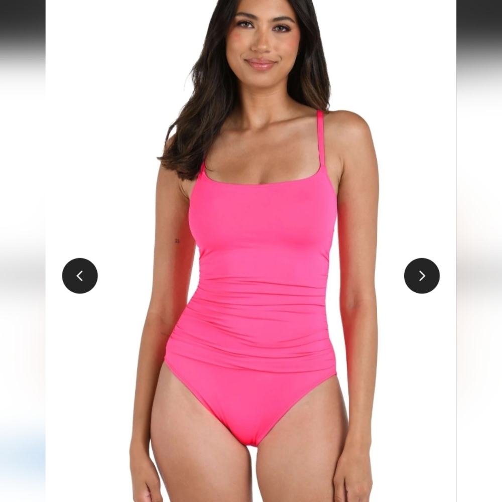 Island Goddess Lingerie One Piece - Bright Pink